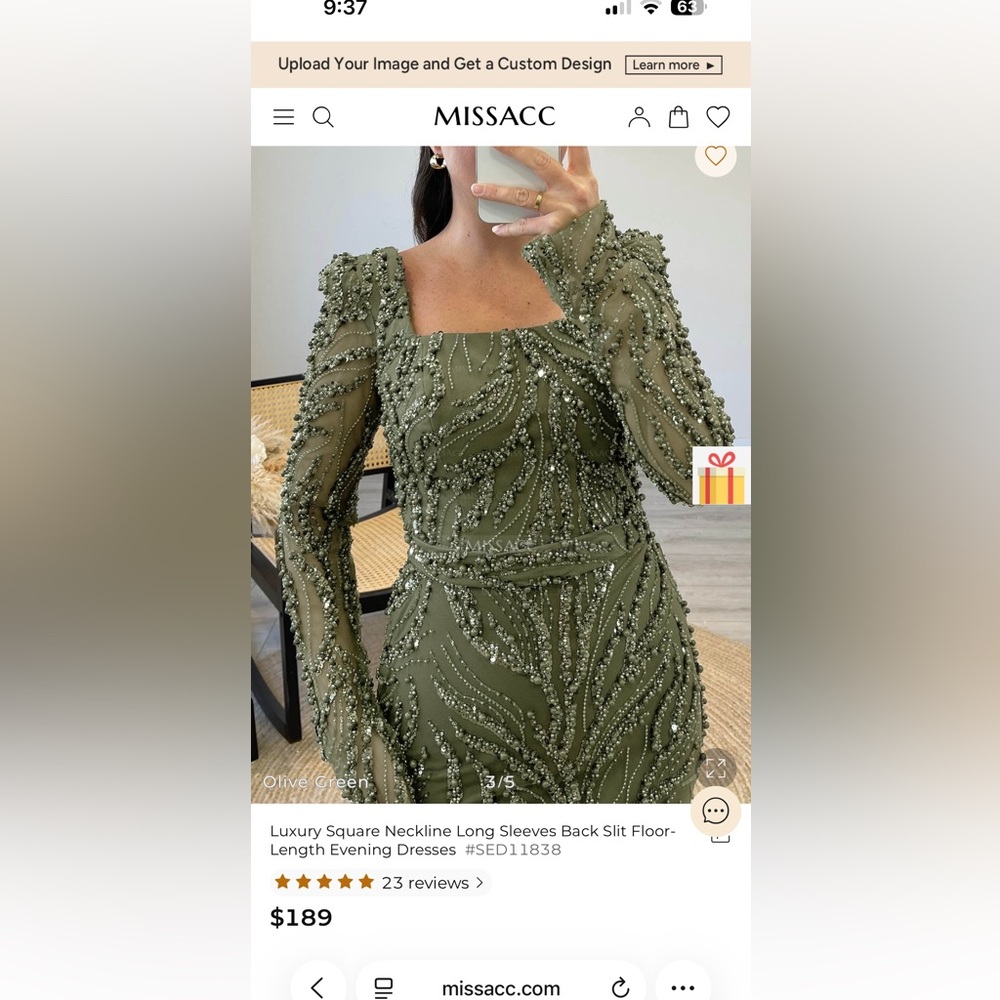 Olive Green Maxi Dress